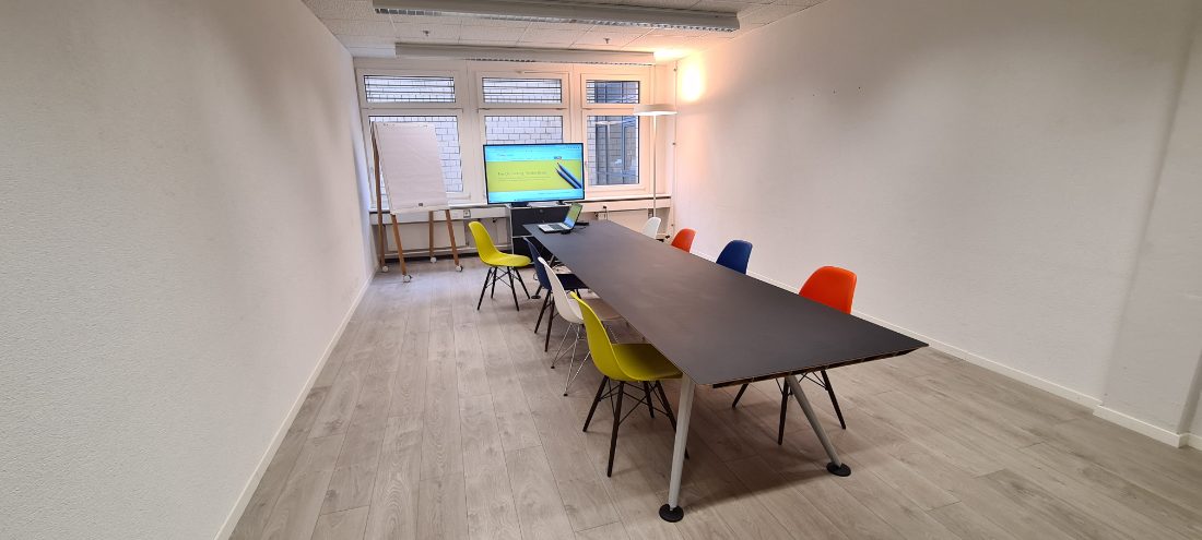 An empty meeting room